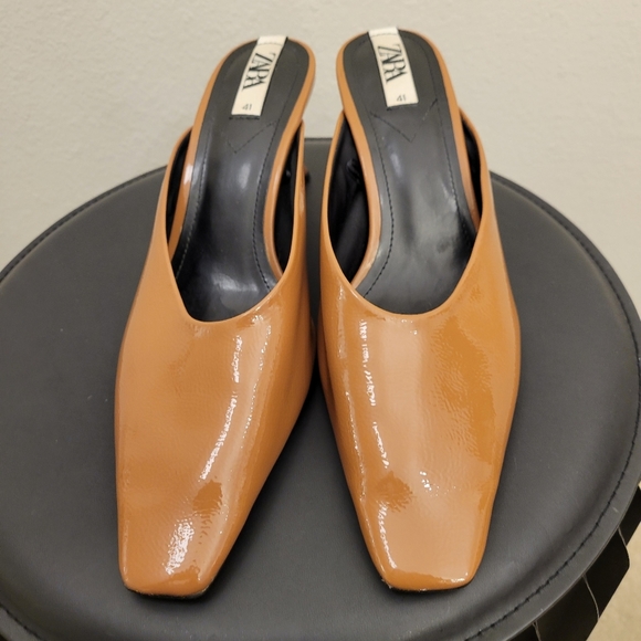 Zara Orange Mules - Picture 3 of 12